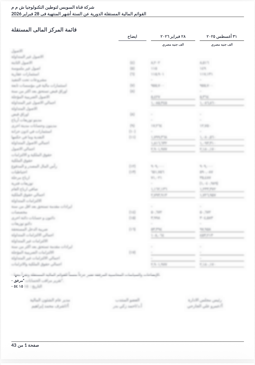 Redacted government-ready financial report generated from Odoo